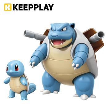 KEEPPLAY 積木公仔 寶可夢 組裝系列 傑尼龜&水箭龜 益智玩具 玩具 神奇寶貝 啟蒙積木