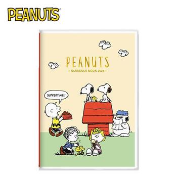 史努比 2026手帳本 日本製 B6手帳 月記事手帳 跨年手冊 記事本 行事曆 Snoopy