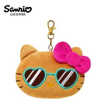 凱蒂貓 曬黑系列 彈力 票夾零錢包 票夾包 零錢包 Hello Kitty 三麗鷗 Sanrio