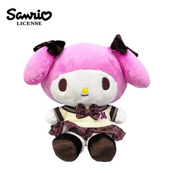 三麗鷗 校服系列 絨毛玩偶 19cm 娃娃 玩偶 凱蒂貓 美樂蒂 酷洛米 大耳狗