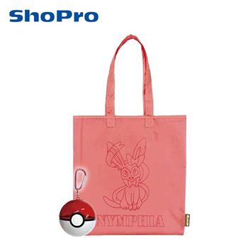 寶可夢 寶貝球 摺疊 購物袋 環保袋 手提袋 咚咚鼠 妙喵 仙子伊布