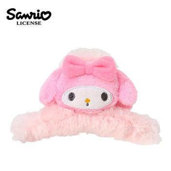 三麗鷗 絨毛造型鯊魚夾 夾子 抓夾 大嘴夾 髮飾 頭飾 凱蒂貓 美樂蒂 大耳狗 酷洛米