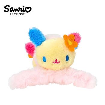 三麗鷗 絨毛造型鯊魚夾 夾子 抓夾 大嘴夾 髮飾 頭飾 彼安諾 花小兔 恰咪