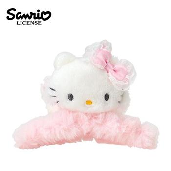 三麗鷗 絨毛造型鯊魚夾 夾子 抓夾 大嘴夾 髮飾 頭飾 彼安諾 花小兔 恰咪