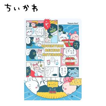 吉伊卡哇 4格漫畫筆記本 日本製 A5筆記本 冒險記錄筆記本 水果酒池筆記本 小八 兔兔 小桃鼠