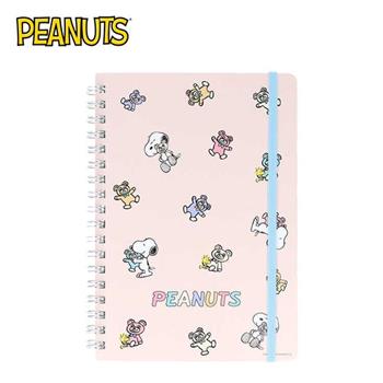 史努比 B6 方格筆記本 日本製 定頁筆記本 固頁筆記本 筆記本 記事本 Snoopy