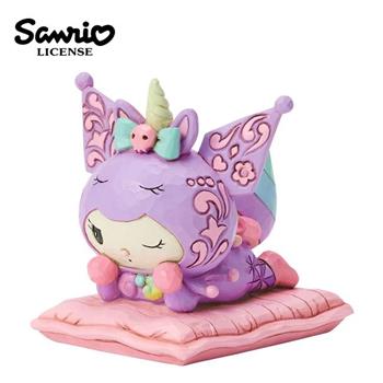 Enesco 酷洛米 裝成獨角獸 塑像 公仔 精品雕塑 庫洛米 Kuromi 三麗鷗 SANRIO
