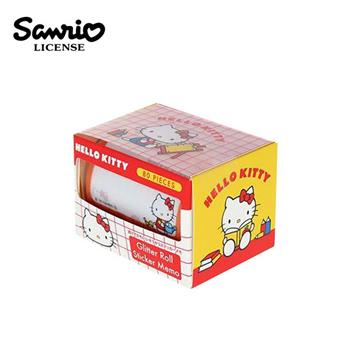 三麗鷗 盒裝捲軸便利貼紙 貼紙 手帳貼 裝飾貼紙 捲軸貼紙 便利貼 凱蒂貓 美樂蒂