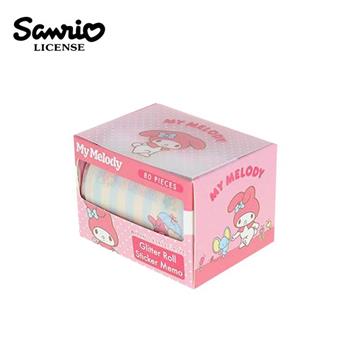 三麗鷗 盒裝捲軸便利貼紙 貼紙 手帳貼 裝飾貼紙 捲軸貼紙 便利貼 凱蒂貓 美樂蒂