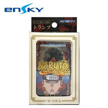 火影忍者 壓克力盒 撲克牌 日本製 桌遊 益智遊戲 疾風傳 曉決戰篇 漩渦鳴人 ENSKY
