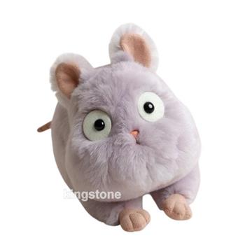 宮崎駿神隱少女【胖胖小少爺鼠】趴姿造型-絨毛玩偶L號