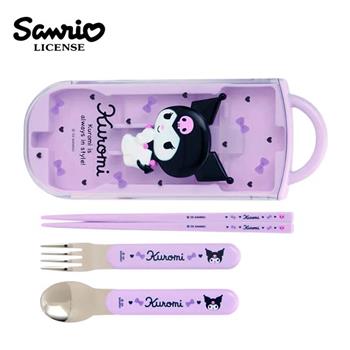 三麗鷗 三件式 餐具組 日本製 環保餐具 湯匙 筷子 叉子 大耳狗 酷洛米