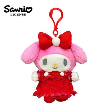 三麗鷗 聖誕禮服系列 玩偶吊飾 吊飾 娃娃 絨毛玩偶 凱蒂貓 美樂蒂 酷洛米 大耳狗 布丁狗