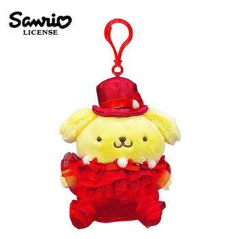 三麗鷗 聖誕禮服系列 玩偶吊飾 吊飾 娃娃 絨毛玩偶 凱蒂貓 美樂蒂 酷洛米 大耳狗 布丁狗