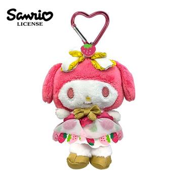 三麗鷗 草莓新聞系列 玩偶吊飾 吊飾 娃娃 絨毛玩偶 凱蒂貓 美樂蒂 酷洛米 大耳狗
