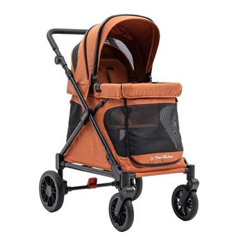 【Familidoo】Q1單人座多功能推車(焦橙橘) 嬰兒車