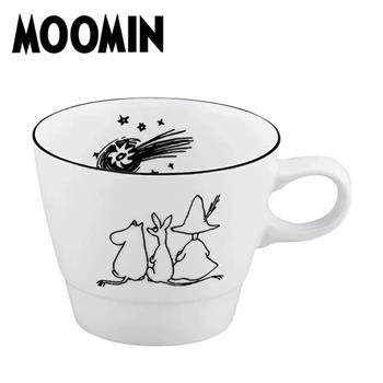 嚕嚕米 寬口馬克杯 300ml 日本製 馬克杯 寬口杯 咖啡杯 80周年紀念 慕敏 小不點