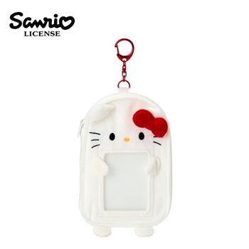 三麗鷗 絨毛造型 小卡立牌收納包 人形立牌包 偶像應援包 包包掛飾 小物收納 凱蒂貓 美樂蒂 布丁狗