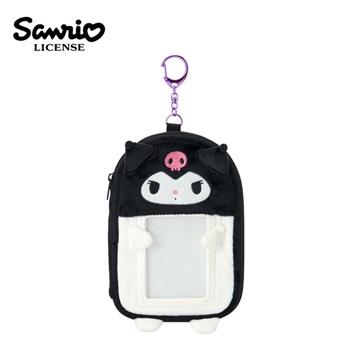 三麗鷗 絨毛造型 小卡立牌收納包 人形立牌包 偶像應援包 包包掛飾 小物收納 酷洛米 帕恰狗 彼安諾