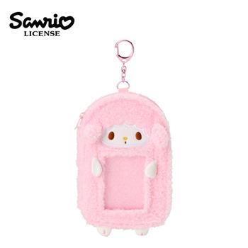 三麗鷗 絨毛造型 小卡立牌收納包 人形立牌包 偶像應援包 包包掛飾 小物收納 酷洛米 帕恰狗 彼安諾