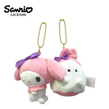 三麗鷗 x 幽靈 玩偶吊飾組 娃娃 絨毛玩偶 凱蒂貓 美樂蒂 酷洛米 帕恰狗 大耳狗