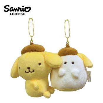 三麗鷗 x 幽靈 玩偶吊飾組 娃娃 絨毛玩偶 布丁狗 人魚漢頓 酷企鵝 大眼蛙 小麥粉