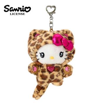 凱蒂貓 豹紋貓系列 玩偶吊飾 吊飾 娃娃 絨毛玩偶 Hello Kitty 三麗鷗 Sanrio