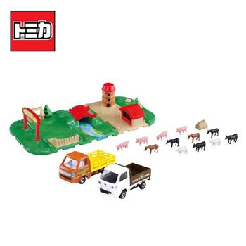TOMICA 新城鎮 農場組 內附小車 城鎮系列 場景玩具 多美小汽車