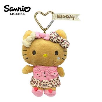 凱蒂貓 豹紋系列 玩偶吊飾 吊飾 娃娃 絨毛玩偶 Hello Kitty 三麗鷗 Sanrio