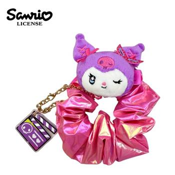 酷洛米 電影場記板 造型髮圈 大腸髮圈 髮束 髮飾 庫洛米 Kuromi 三麗鷗 SANRIO