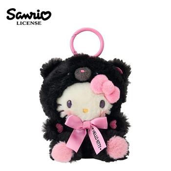三麗鷗 粉黑系列 玩偶吊飾 吊飾 娃娃 絨毛玩偶 凱蒂貓 美樂蒂 布丁狗