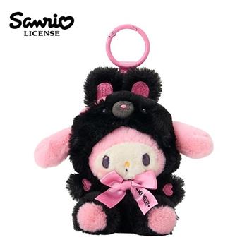 三麗鷗 粉黑系列 玩偶吊飾 吊飾 娃娃 絨毛玩偶 凱蒂貓 美樂蒂 布丁狗