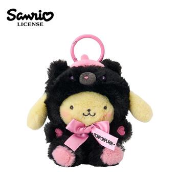三麗鷗 粉黑系列 玩偶吊飾 吊飾 娃娃 絨毛玩偶 凱蒂貓 美樂蒂 布丁狗