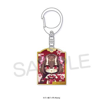 ぷぅ崎ぷぅ奈2026 大頭貼風壓克力鑰匙圈-Q版楓旗袍ver