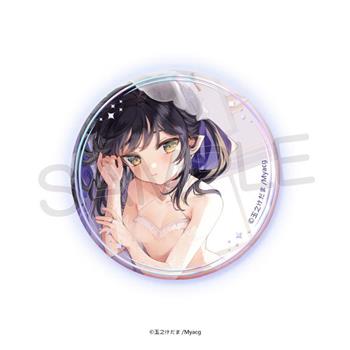 玉之けだま2026 燙金炫彩大徽章-斯特菈白紗ver