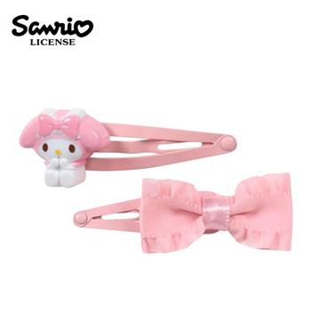 三麗鷗 造型髮夾 2入組 BB夾 復古髮夾 美樂蒂 大耳狗 酷洛米