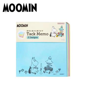 嚕嚕米 五色便利貼 日本製 5種圖樣 便利貼 便條紙 小不點 阿金 溜溜們 MOOMIN