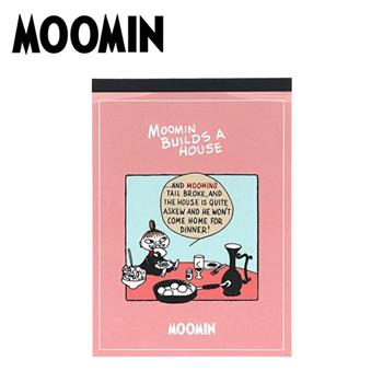 嚕嚕米 A6便條本 80頁 日本製 便條紙 小不點 阿金 溜溜們 MOOMIN