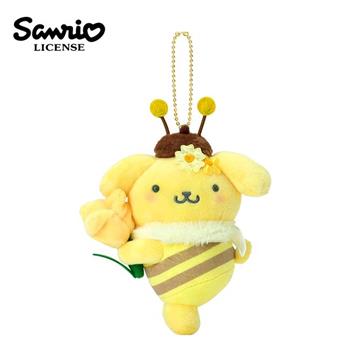 三麗鷗 蜜蜂系列 玩偶吊飾 吊飾 娃娃 絨毛玩偶 凱蒂貓 布丁狗 大耳狗