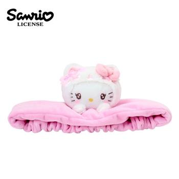 三麗鷗 緞帶白貓 造型髮帶 寬版髮帶 洗臉髮帶 吸水髮帶 凱蒂貓 美樂蒂 大耳狗