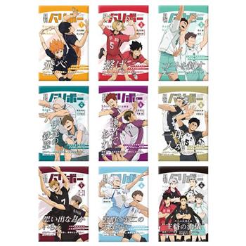 兩入一組 排球少年 月刊封面系列 方形徽章 日本製 別針 胸章 烏野高中 音駒高中 青葉城西高中