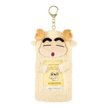 蠟筆小新 絨毛 票卡夾 票夾 證件套 悠遊卡夾 野原新之助