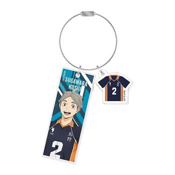 排球少年 大家的背號系列 壓克力鑰匙圈 壓克力吊飾 鑰匙圈 吊飾 烏野高中 田中龍之介 澤村大地