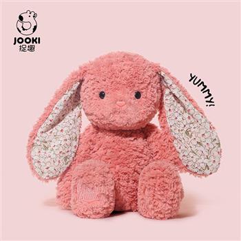 【JOOKI 捉趣】精品娃娃玩偶 暮色玫瑰垂耳兔(38cm)【贈品牌束口袋】