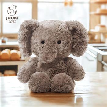 【JOOKI 捉趣】精品娃娃玩偶 舒芙蕾大象(37cm)【贈品牌束口袋】