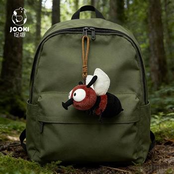 【JOOKI 捉趣】精品娃娃玩偶 昆蟲系列-紅豆蒼蠅吊飾(19cm)【贈品牌束口袋】