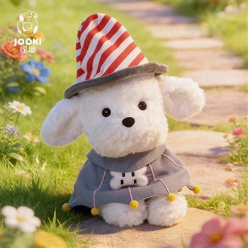 【JOOKI 捉趣】精品娃娃玩偶 雨衣系列-校狗維特(30cm)【贈品牌束口袋】