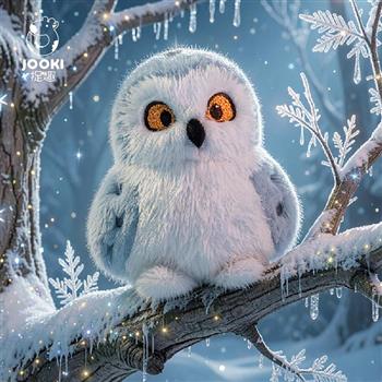 【JOOKI 捉趣】精品娃娃玩偶 秘境奇羽系列-雪鴞(約15cm)【贈品牌束口袋】