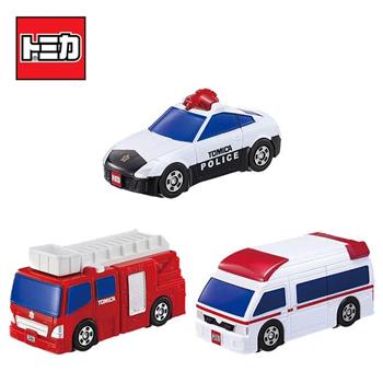 TOMICA 我的第一個TOMICA！緊急車輛組 玩具車 警車 消防車 救護車 多美小汽車