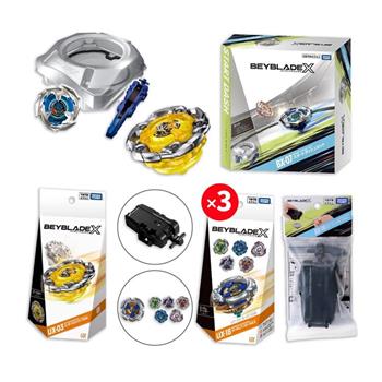 預購10月底★戰鬥陀螺X BX-07極限激戰初始組+UX-03魔導神杖+UX-18+BX-18